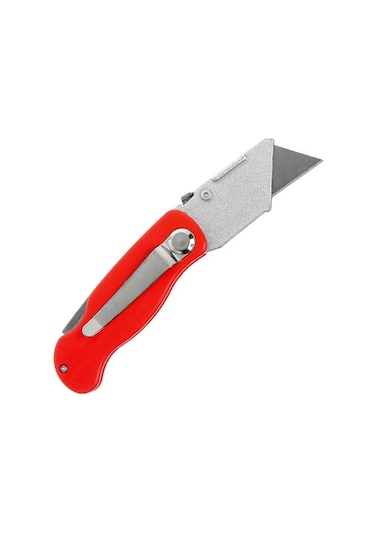 5592 Pratik Katlanır Trapez Tipi Halıcı Maket Bıçağı 18 Mm