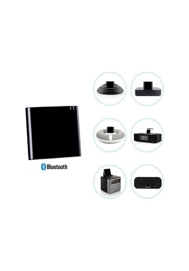 Leezsing App Ses Sistemi İçin 30 Pin Bluetooth Alıcı - Bose Uyumlu Kablosuz Adaptör