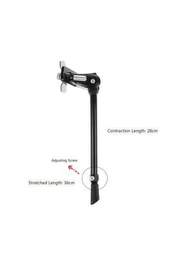 Dolıty Dağ Yolu Bisiklet Arka Kickstand Yan Kick Standı Siyah