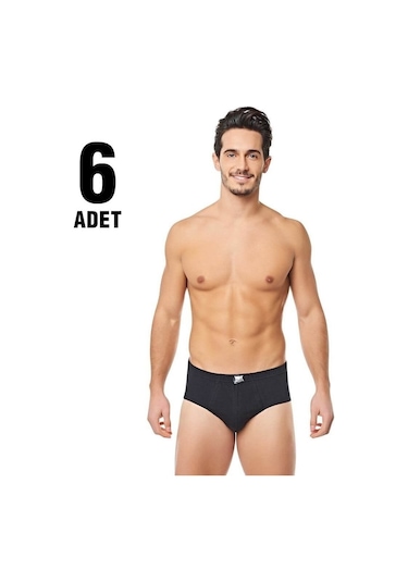 Tutku Erkek Penye Kom Slip Külot 6 Adet