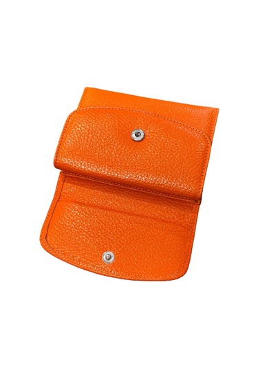 Monte Lui Mntc12 Deri Cüzdan Kartlık Turuncu Turuncu