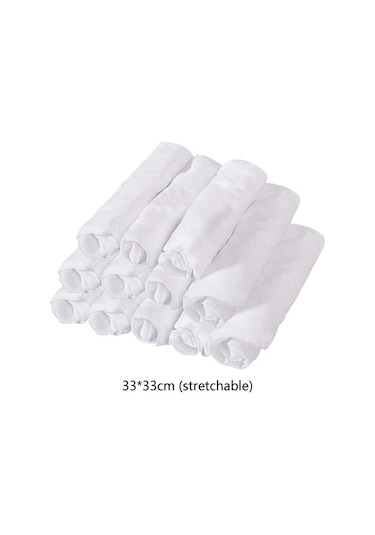 Ganzhoushop Yüz Suntek Masası Masaj Kapakları Beyaz Renkli 12 Adet