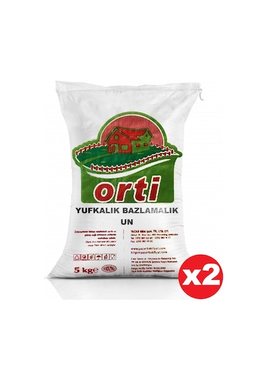 Orti Yufkalık - Bazlamalık Un 2 x 5 KG