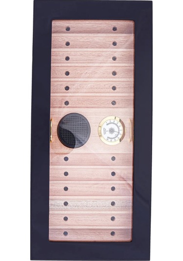 Premiumquality Tocoa Siyah Sedir Humidor Puro Kutusu