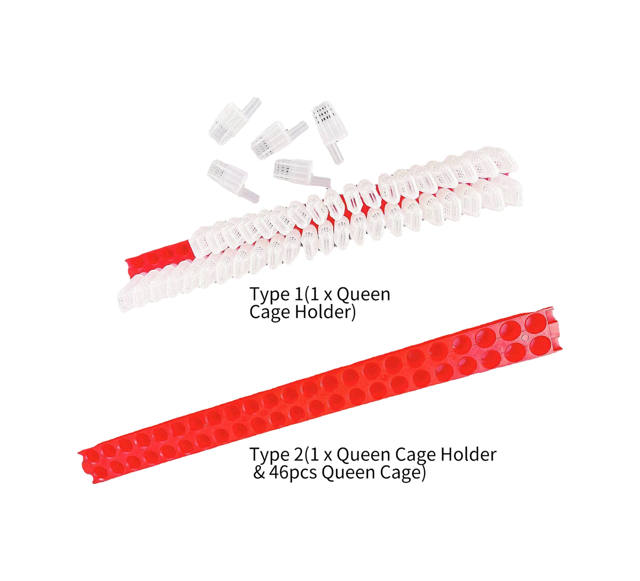 Xindoker Arı Kraliçe Taşıma Aleti, Arıcılık Ekipmanı, Kraliçe Kafesi Ve Tutucu, Yeni Ve Profesyonel Arıcılar İçin, Plastiği, Kırmızı Rengi