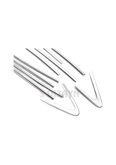 S-dizayn Toyota Corolla Krom Cam Çerçevesi 12 Prç. 2019 Üzeri