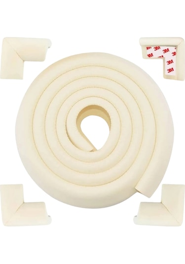 Jumbo 2 Mt. Kenar Ve 4 Ad. Köşe Koruyucu Krem-95 Krem