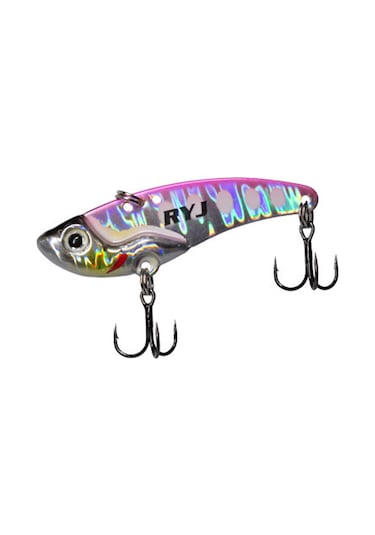 Ryuji Mirror Vib 5,5cm 15gr Vibrasyon Yem Renk : Pink Point Glow