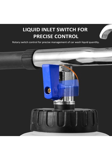 Lemestar Oto İç Döşemesi Temizleyici: 1l Kapasiteli, Yüksek Basınçlı, Ergonomik Kollü, Filtreli Emme Borulu, Alüminyum Allüvyum Viskan