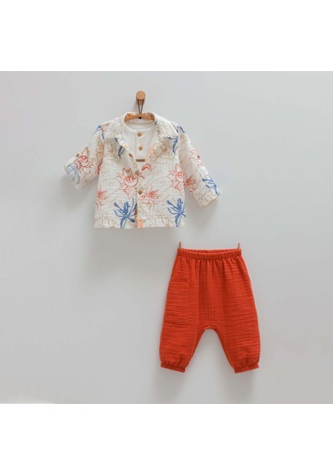 Caramell 2'li Bebek Takımı Tke1798 Kiremit