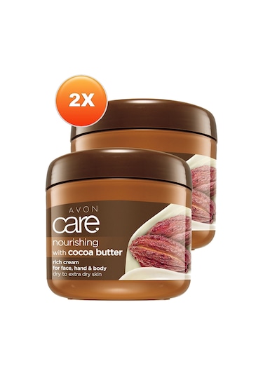Avon Care Kakao Yağı Yüz El ve Vücut Kremi 2 x 400 G