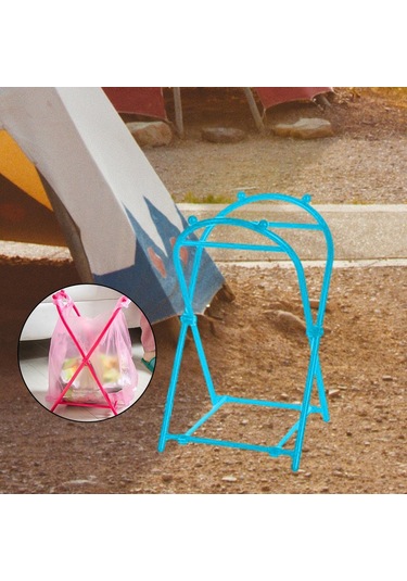 Suntek Torbası Çerçeve Hafif Bahçe Yaprakları Torbası Stand Mavi
