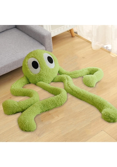 Suntek Magideal Yumuşak Uzun Bacaklar Ahtapot Bebek Dolması Yeşil-1m