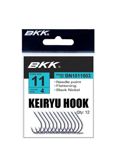 Bkk Keiryu Diamond İnce Damak Yemli Avcılık İğnesi 5 12 Pcs