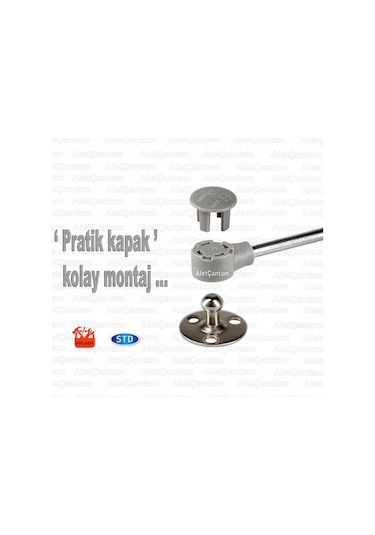 Std Piston Dolap Kapak Amortisörü Gazlı Kapak Pistonu 100n