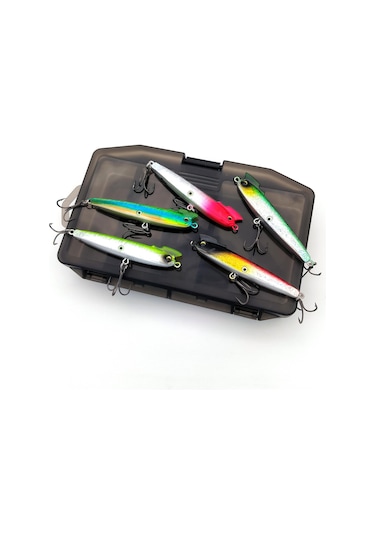 Valkyrie 5 Adet Kutulu 18gr Tatlı Tuzlu Su Uyumlu Kancalı Biyonik Olta Yem Seti