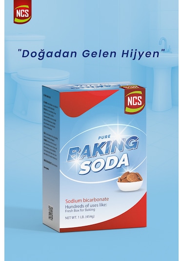 Ncs Baking Soda İngiliz Karbonatı Sodyum Bikarbonat 454 G
