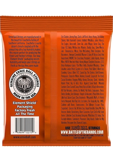 Ernie Ball P02215 Skinny Top Heavy Bottom Nickel 10-52 Elektro Gitar Teli