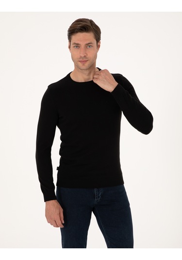 Pierre Cardin Erkek Siyah Kazak /triko 50315509-vr046 Siyah