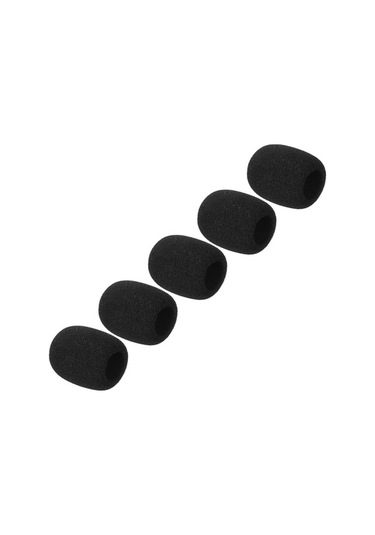 Didadodo 5'li Mikrofon Rüzgar Koruyucu Köpük Kapak - Yaka, Kulaklık Ve Lavalier Mikrofonlar İçin, Kulaklık Uygun