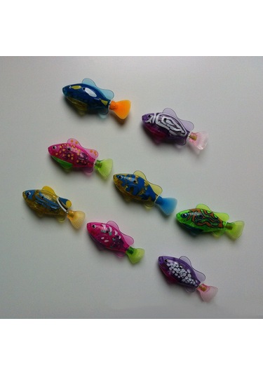 Youmex Yüzebilen Işıklı Elektrikli Akvaryum Balığı - Ev Kullanıma Uygun, Kolay Kullanımlı, Dayanıklı Materyalden Yapılmış Oyuncağı