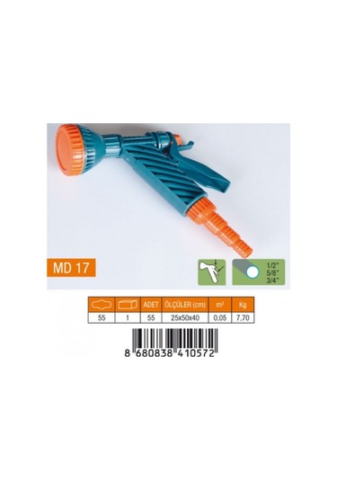 Tetikli Tabanca Süzek 1/2-5/8-3/4 Normal Rekor 5399 100 m x 32 MM x 1 1/2"