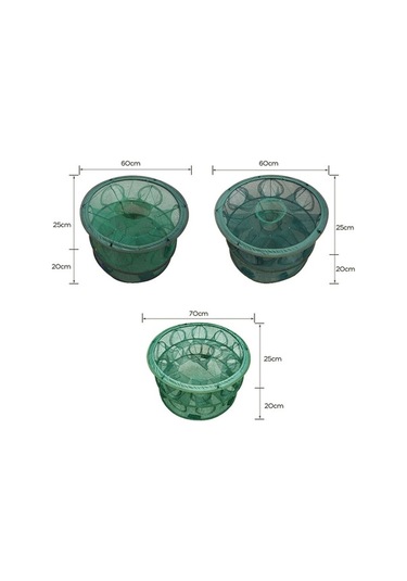 Pazly Yeşil Seyahat Ağı Seti - 3 Tip Ve Boy Seçeneği Pratik, Hafif, Açık Hava Ve Seyahat İçin Mükemmel