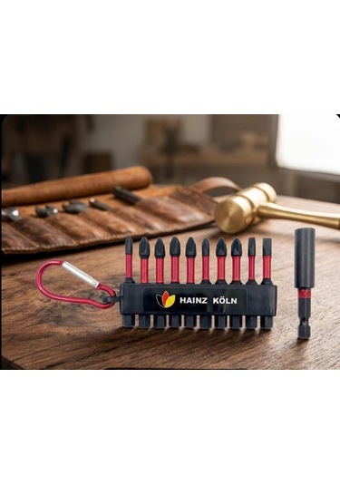 Mıknatıslı Bits Uç Seti Torx 10 Parça 50mm