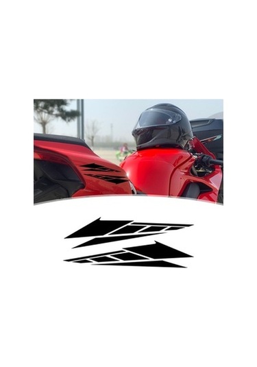 Zcjb 2 Parça Evrensel Araba Gövde Stickerı Kendin Yap Siyah