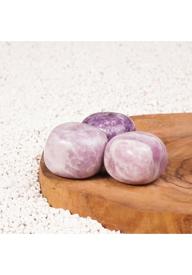 Lepidolit Barış Taşı Doğal Taş