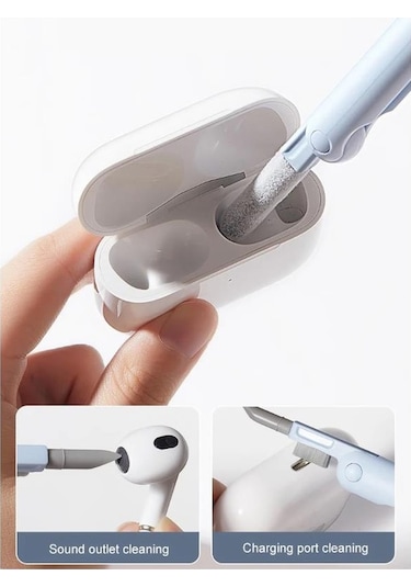 7 İn 1 Klavye Airpods Uyumlu Kulaklık Temizleme Seti Klavye Tuş Çıkarma