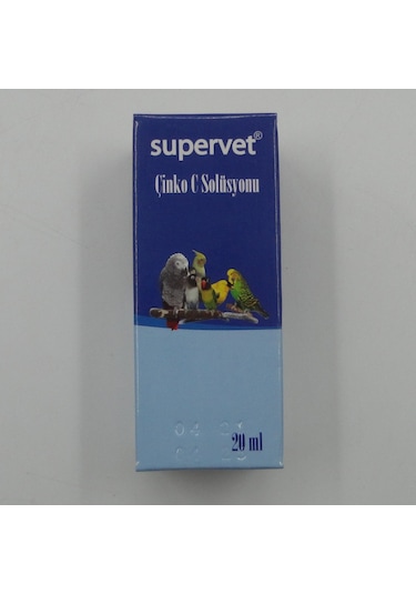 SUPERVET Süs Kuşları İçin Çinko Ç Solisyon 20 ml