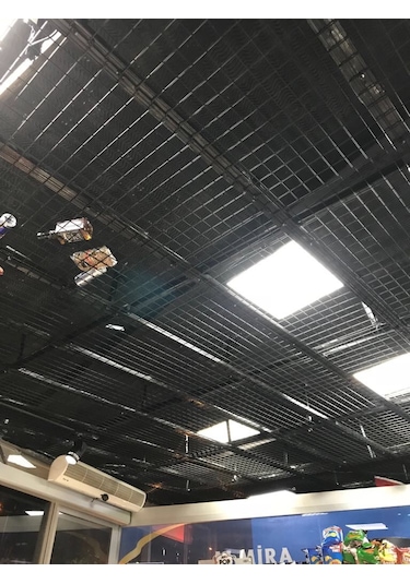 SİYAH BOYALI 100x200 CM DEKORASYON TELİ