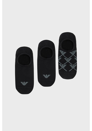 Emporio Armani Erkek Çorap Em000548 Af20653 Mc061 Siyah Siyah