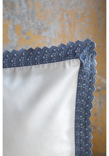 Apricitas Home Marbella İndigo Çift Kişilik Yatak Örtüsü Takımı İndigo