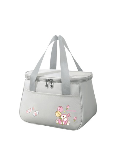 Jian Fan Karikatürlü Eğlenceli Is Koruma Çantası Yemek Kutusu-mavi Mavi