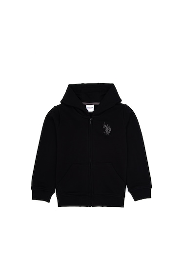 U.s. Polo Assn. Erkek Çocuk Siyah Hırka Örme 50316706-vr046 Siyah