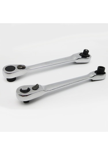 Çift Hızlı Soket Cırcır Anahtarı Rod Tornavida 14 Inch