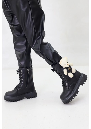 Ayakkabımood Wnt 5140 Siyah Kız Çocuk Bot Siyah