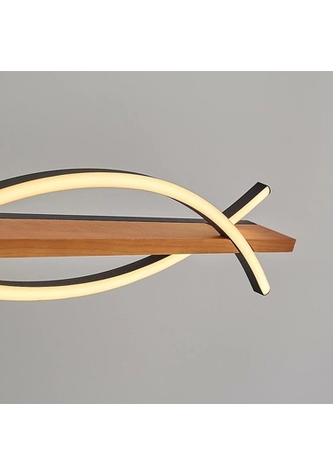 Özcan Aydınlatma 1424-1a Sarkıt Avize Meşe Meşe