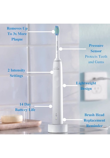 Philips Sonicare 3100 Şarj Edilebilir Elektrikli Diş Fırçası Beyaz