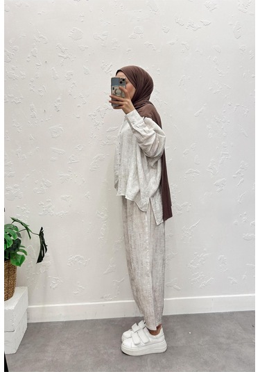 Kadın İkili Takım Krem