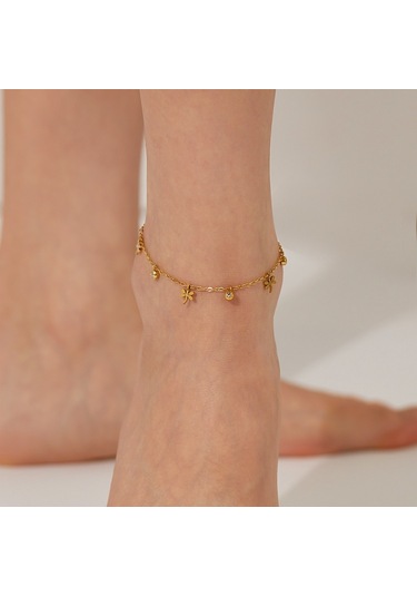 Opk Gz189 Paslanmaz Çelik Yapanan Çıkarma Kolye Halkalar Altın Altın