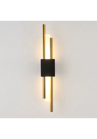 Kirpi Gold Siyah Boru Aplik Gold Siyah
