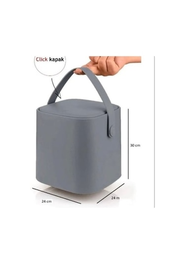 Sihirli Çöp Kovası 4 Lt Antrasit Antasit