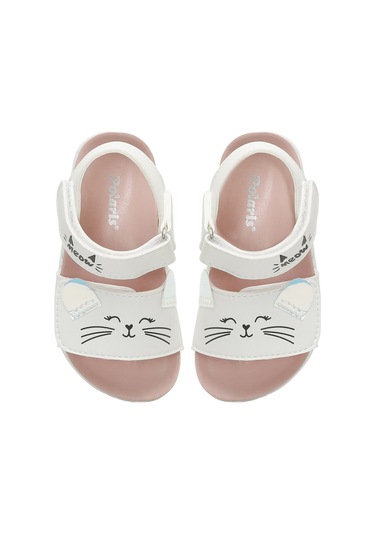 Polaris Caddy.b5fx Beyaz Kız Çocuk Sandalet 000000000101986884 Beyaz