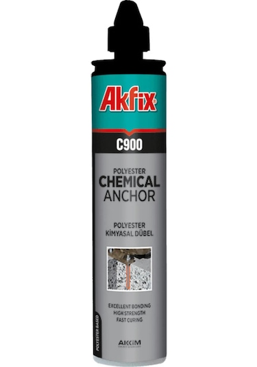Akfix C900 Kimyasal Dübel Beton Taş Ve Tuğla İçin 300 Ml 1 Adet