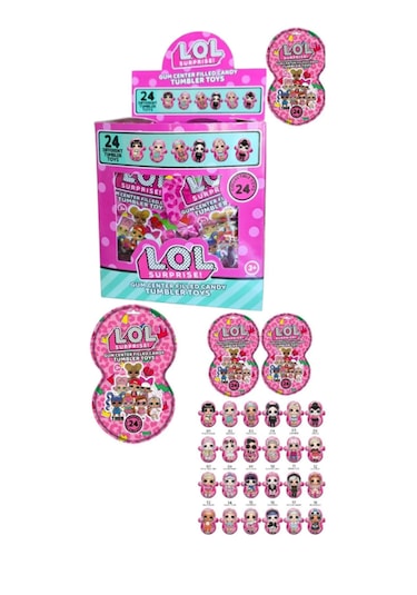 L.o.l Surprıse Hacıyatmaz Bebek Figür Çeşit Ve Şekerleme 3 Adet