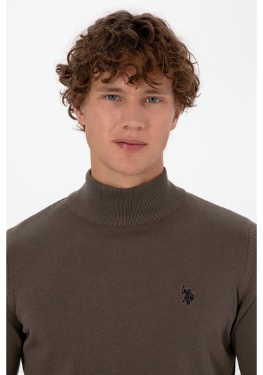 U.s. Polo Assn. Erkek Vizon Kazak /triko 50313712-vr052 Vizon