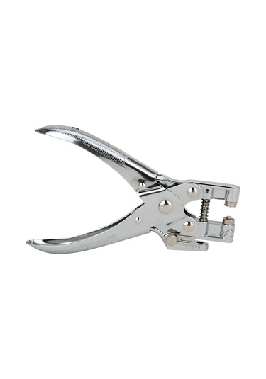 Aubyhe Metal Perforetatör, 30 Sayfa Kapasitesi, 4-13mm Uyumlu Giriş Derinliği, 5mm Delik Çapı - El İle Kullanım Gümüş